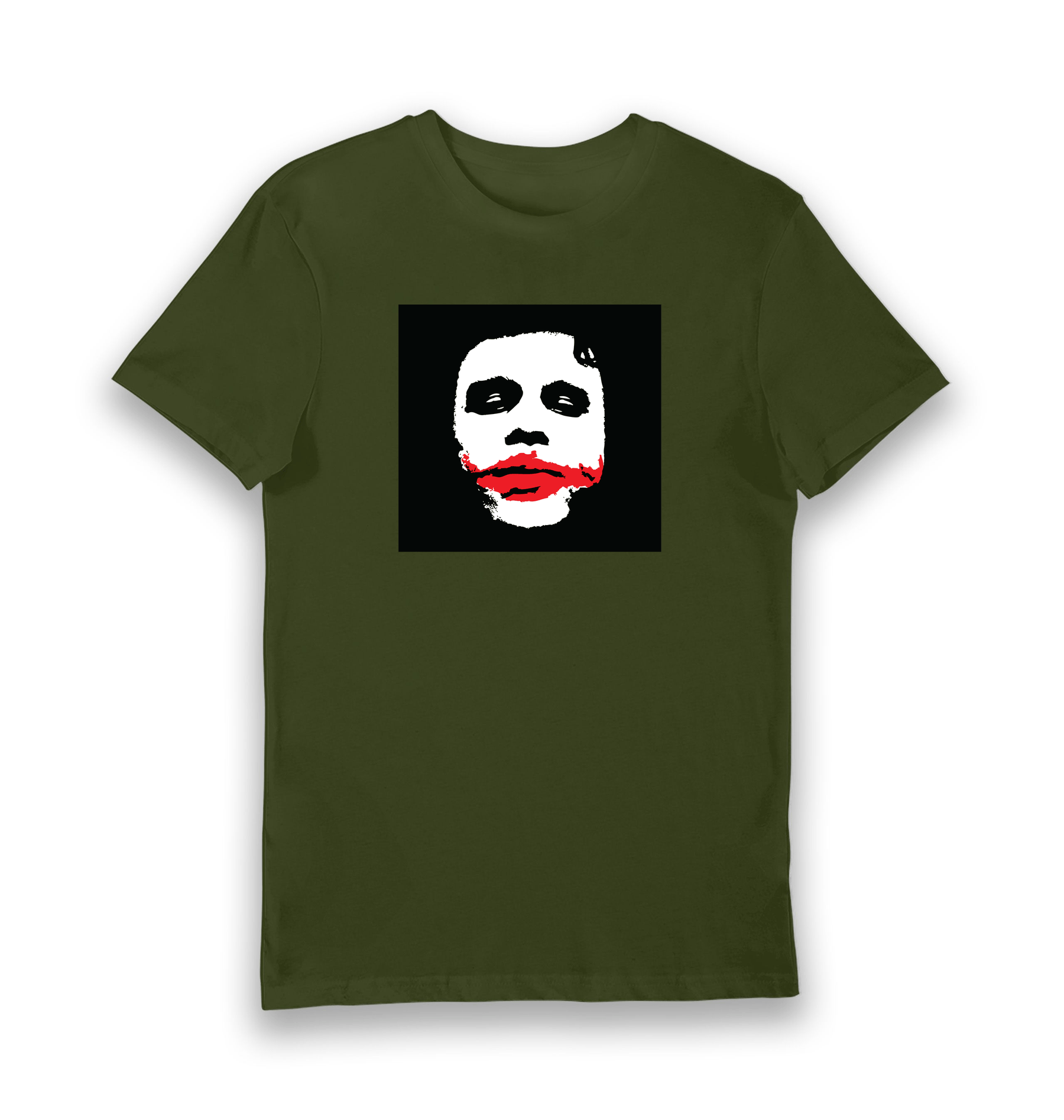 Forest Green Printed T-shirt Front