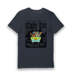 Navy Printed T-shirt Front