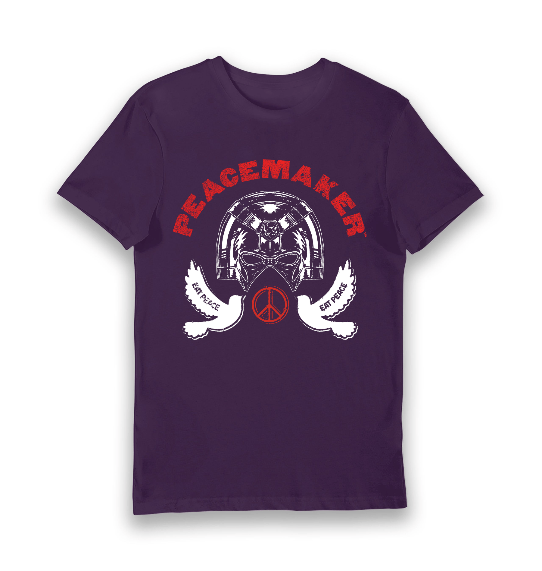 Purple Printed T-shirt Front