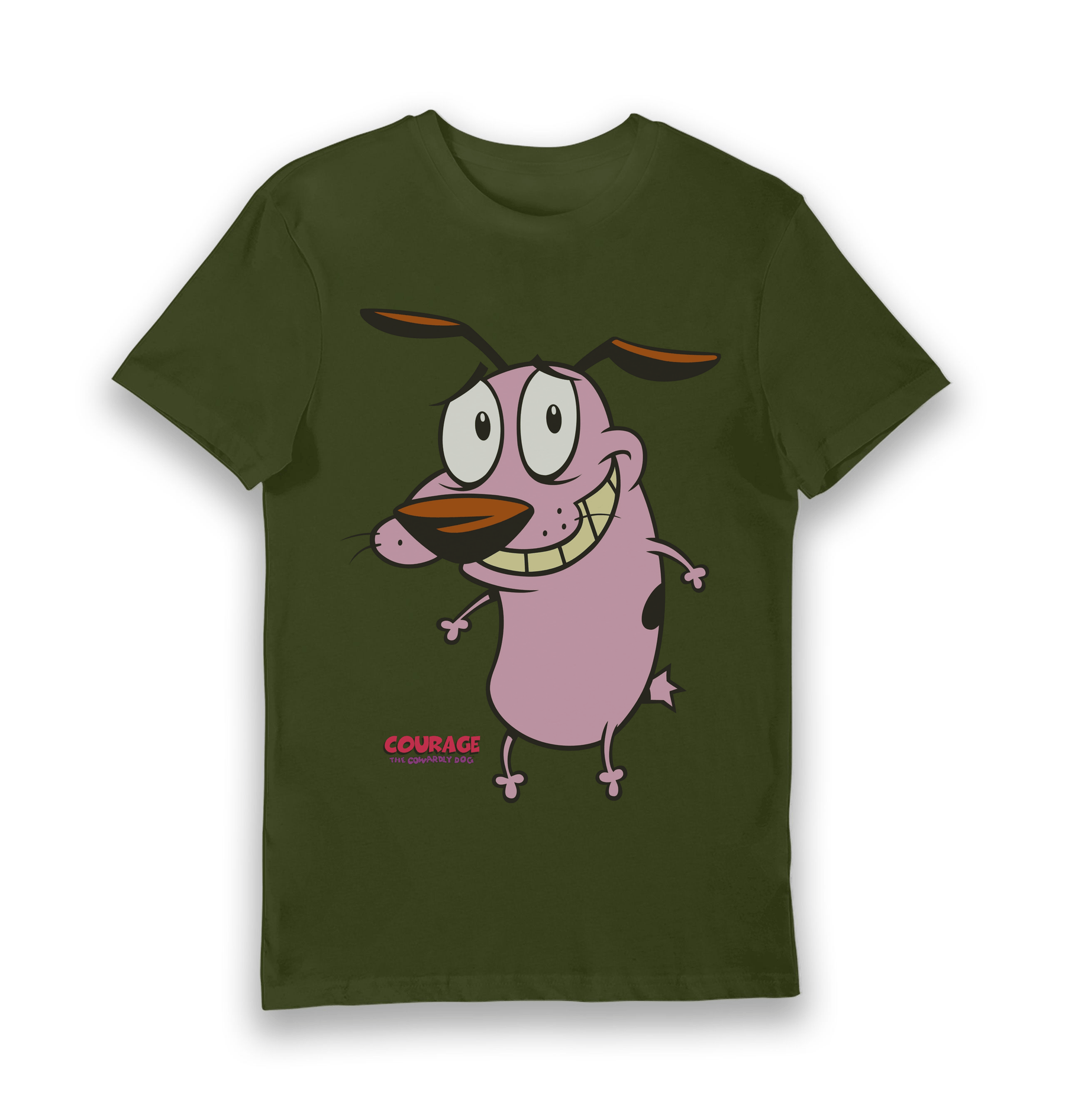 Forest Green Printed T-shirt Front