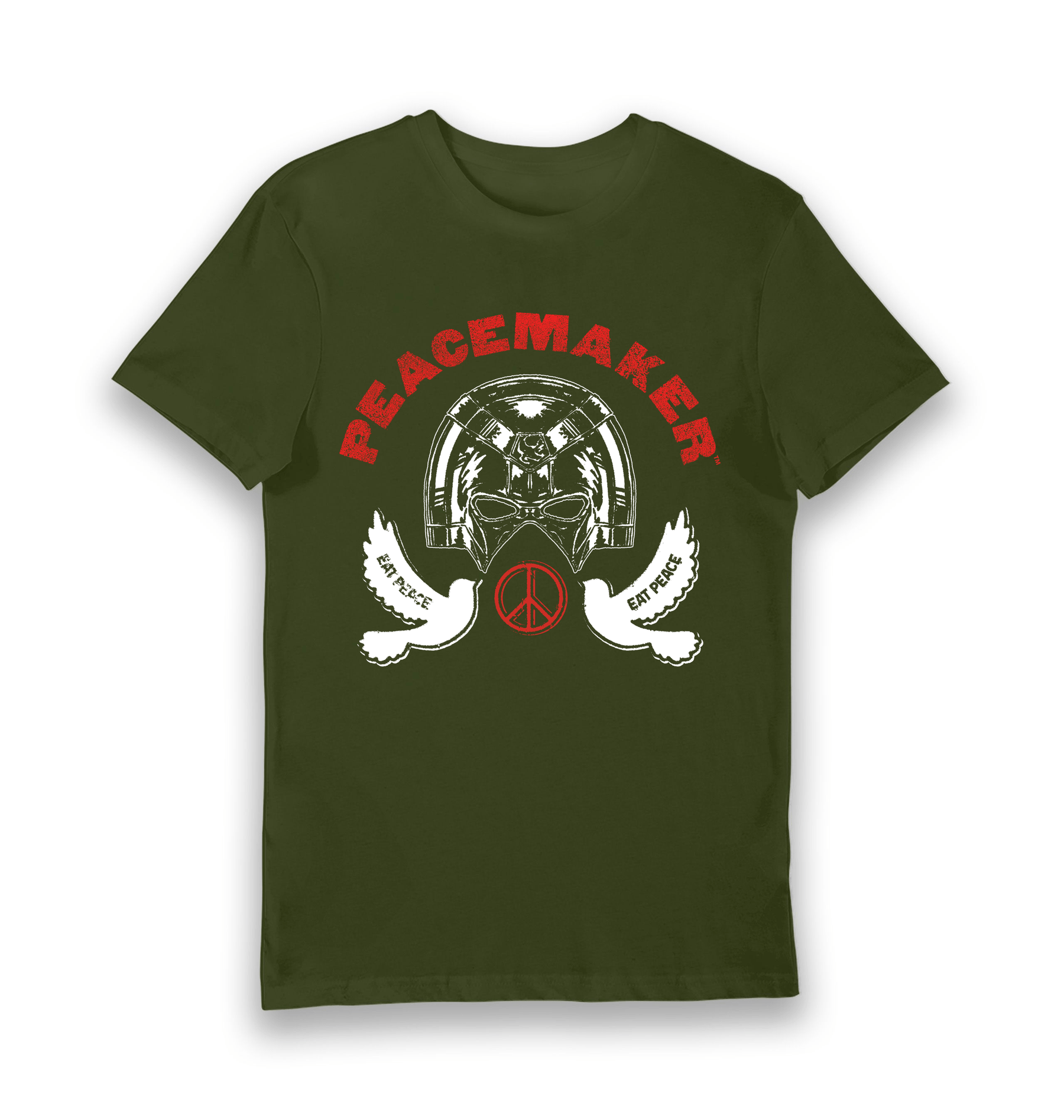 Forest Green Printed T-shirt Front