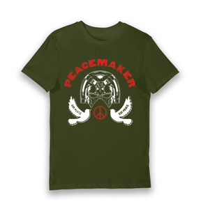 Forest Green Printed T-shirt Front