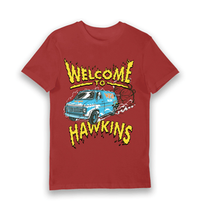 Red Printed T-shirt Front