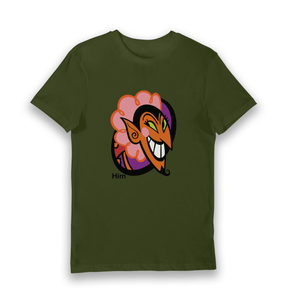 Forest Green Printed T-shirt Front