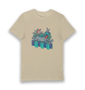 Sand Printed T-shirt Front