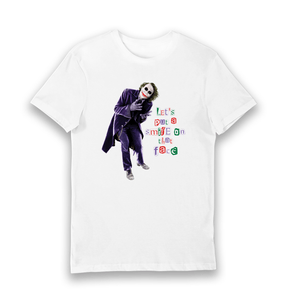 White Printed T-shirt Front