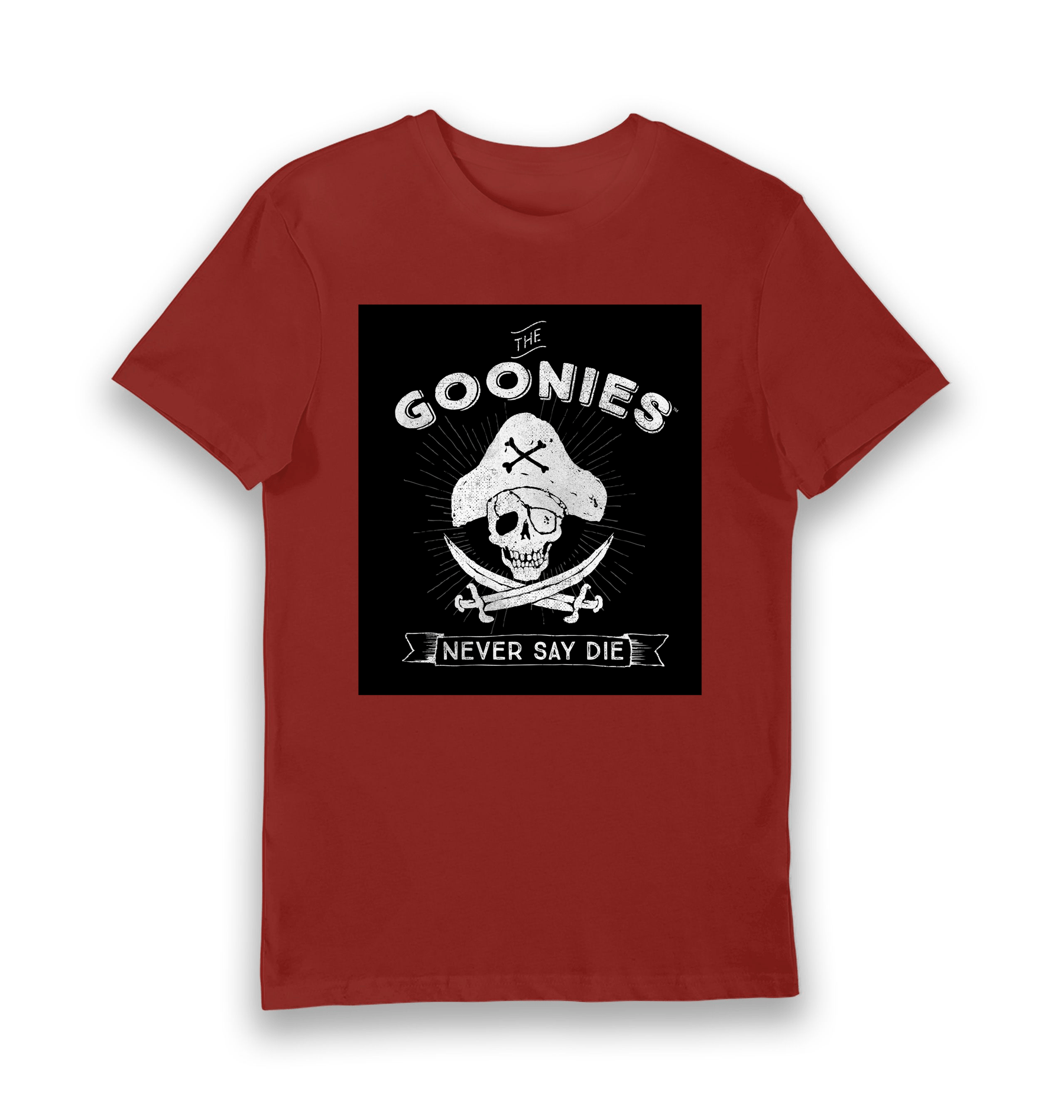 Brick Red Printed T-shirt Front