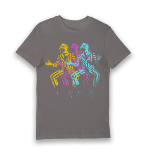 Charcoal Printed T-shirt Front