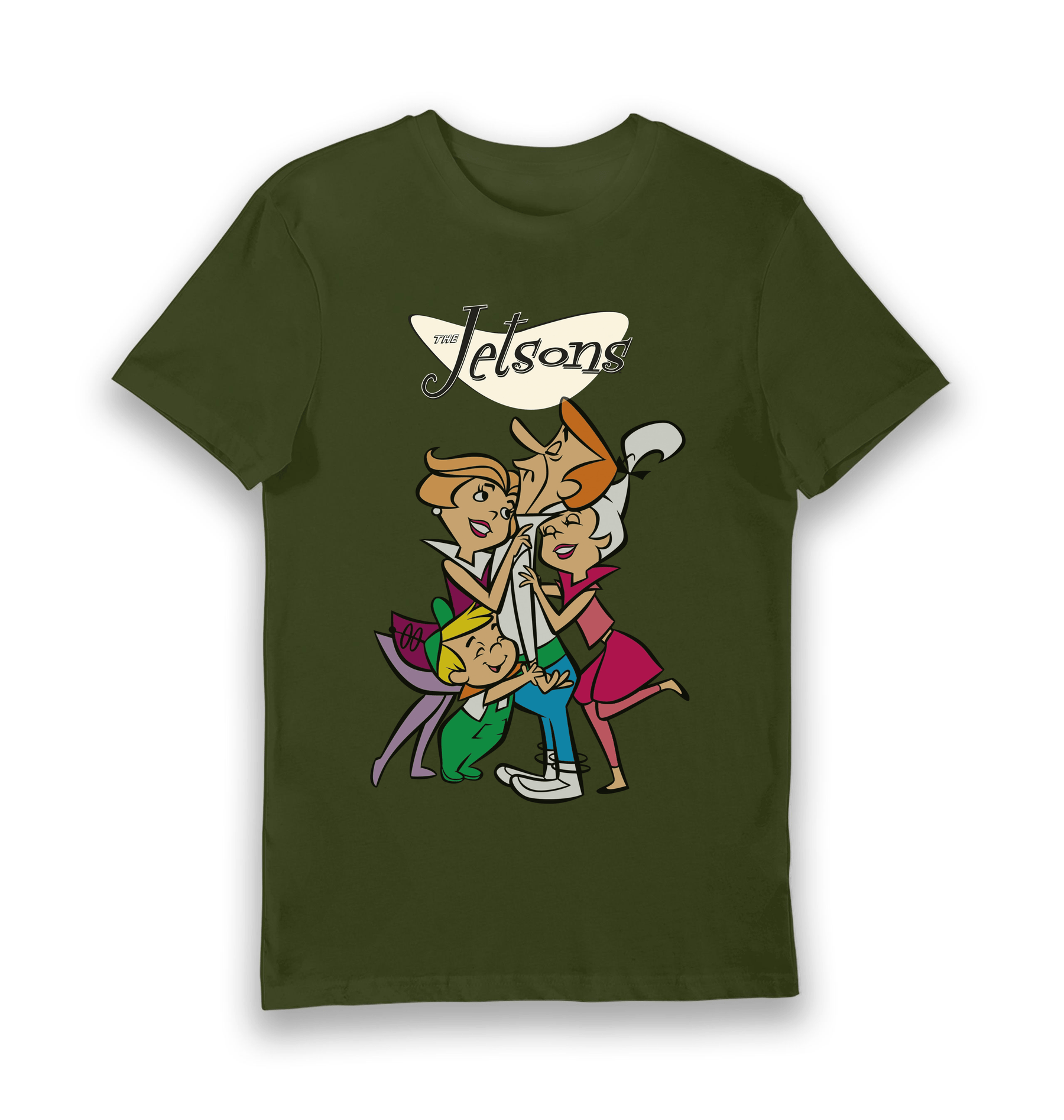 Forest Green Printed T-shirt Front