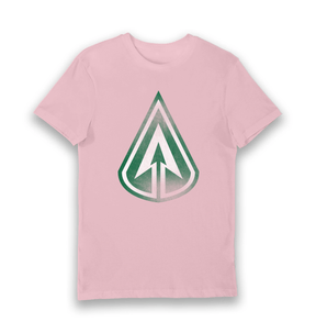 Pink Printed T-shirt Front