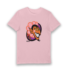 Pink Printed T-shirt Front