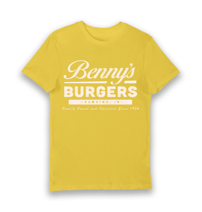 Yellow Printed T-shirt Front