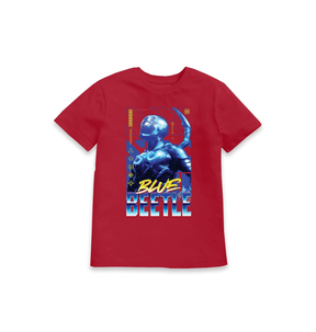 Red Printed Kids T-Shirt Front