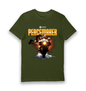 Forest Green Printed T-shirt Front