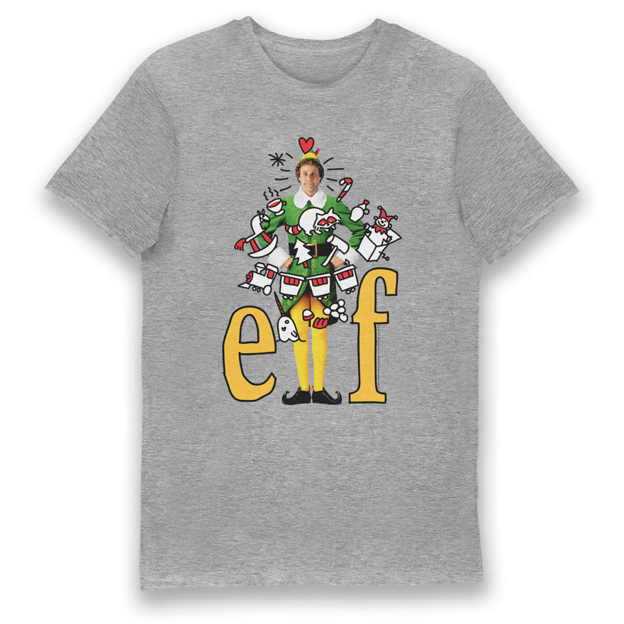 Elf Buddy Christmas Adults T-Shirt