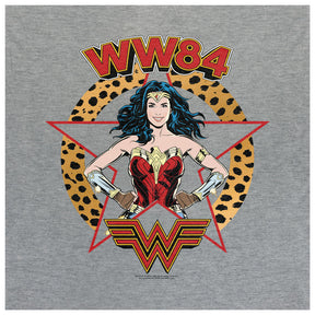 Wonder Woman Leopard Print Ladies T-Shirt