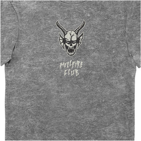 Stranger Things Hellfire Club Eco Stonewash Adults T-Shirt