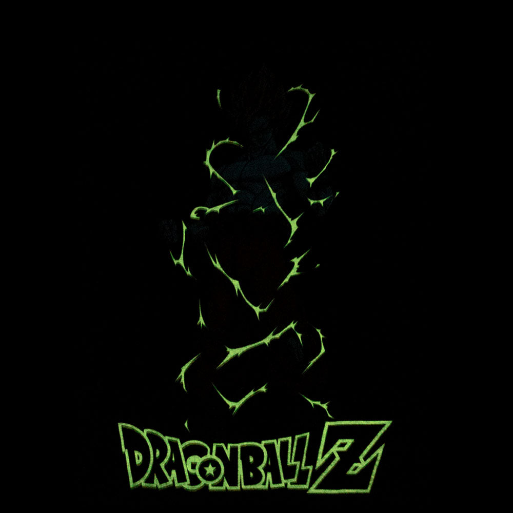 Dragon Ball Z Goku Super Saiyan Lightning Glow in the Dark Adult T-Shirt