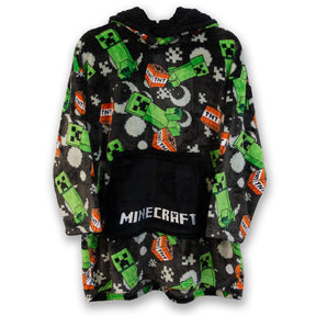 Minecraft Creeper TNT Kids Snuggle Oversized Hoodie