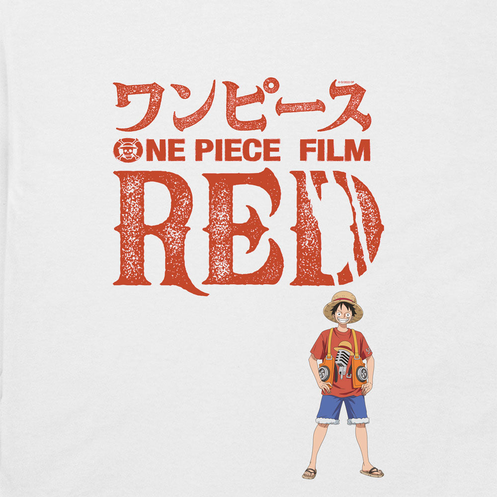 Luffy One Piece Red One Piece Film Red Luffy Adults Long Sleeve T-Shirt