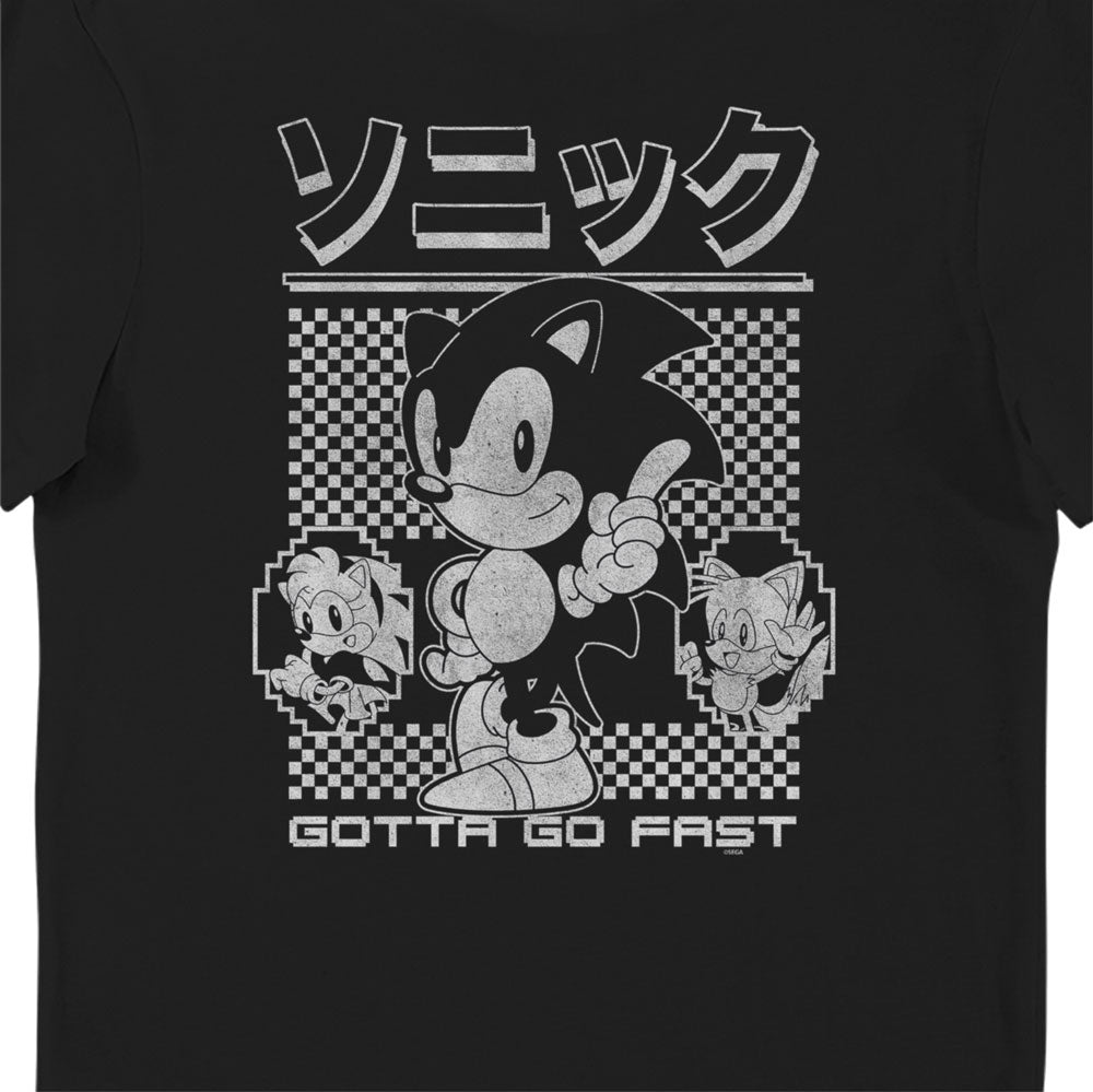 Sonic The Hedgehog Gotta Go Fast Adults T-Shirt