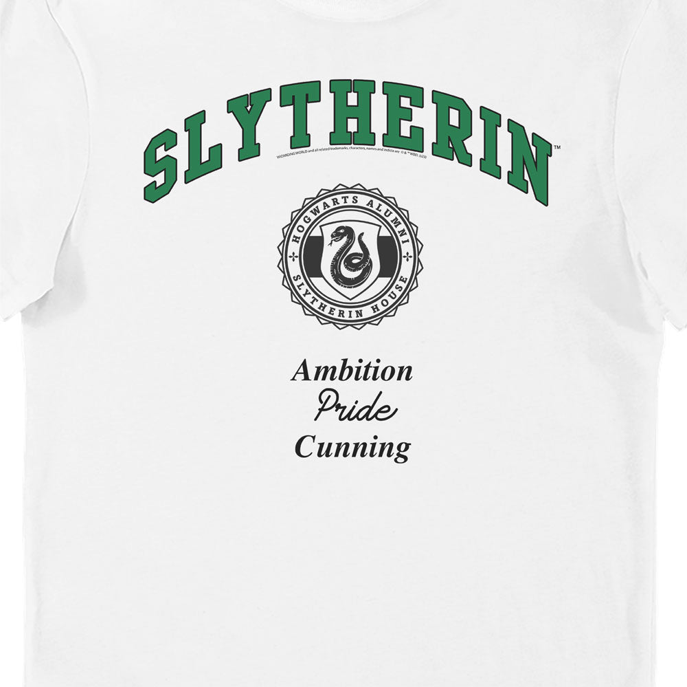 Harry Potter Slytherin Collegiate Style T-Shirt
