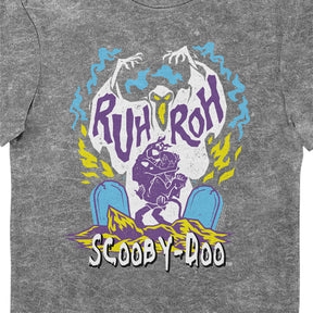 Scooby Doo Ghost Graveyard Eco Wash Adults T-Shirt