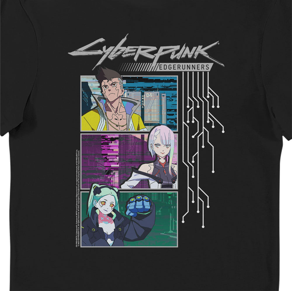 Japanese rebecca cyberpunk character netflix neon art shirt - Teefefe  Premium ™ LLC