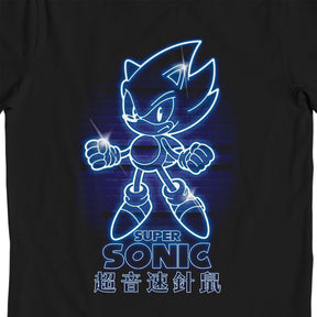 Sonic The Hedgehog Glow in the Dark Kids T-Shirt