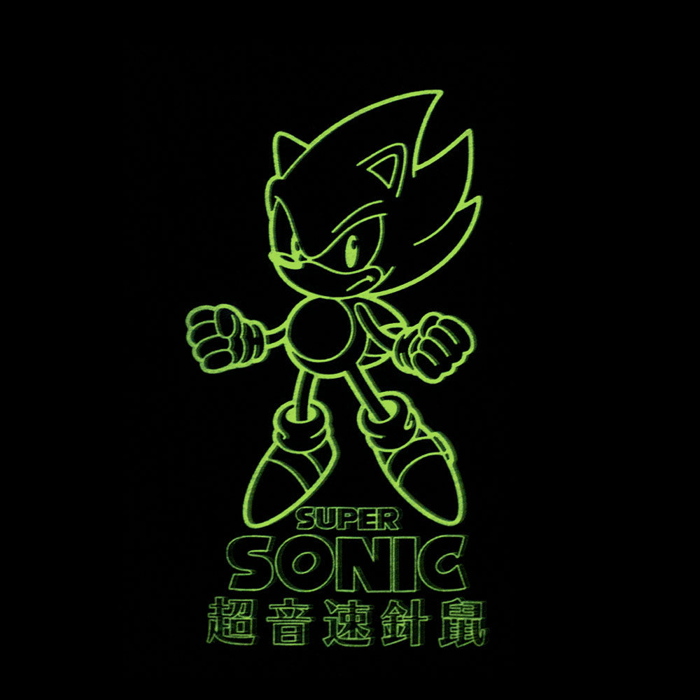 Sonic The Hedgehog Glow in the Dark Kids T-Shirt Bulk Buy