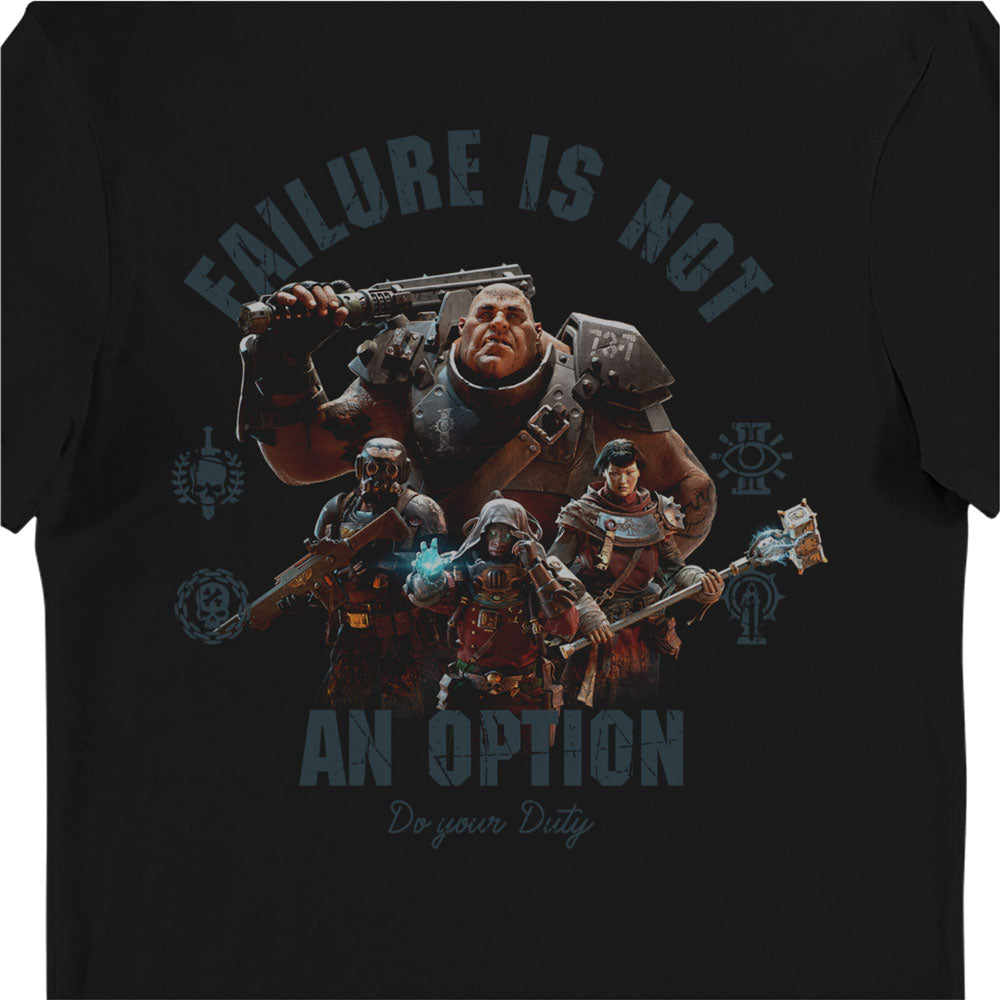 Warhammer 40,000 Darktide Failure Is Not An Option Adults T-Shirt
