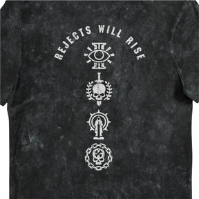 Warhammer 40,000 Darktide Skull Rejects Will Rise Adults Aged Washed T-Shirt