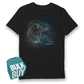 Harry Potter Ravenclaw House Glow in The Dark Adults T-Shirt Bulk Buy