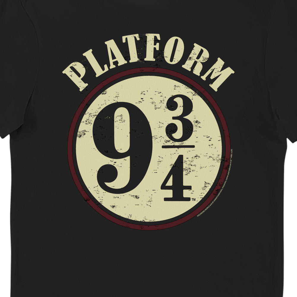 Harry Potter Platform 9 and 3/4 Adults T-Shirt