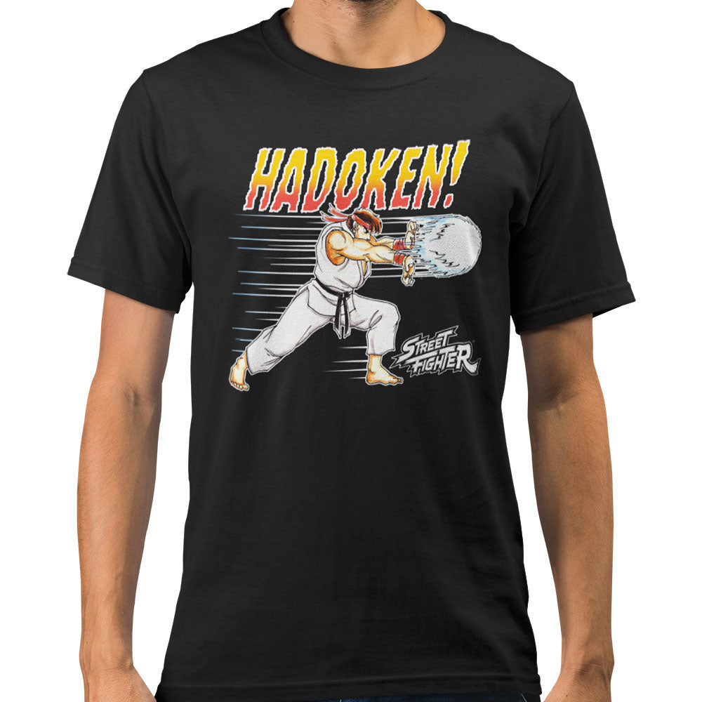 Street Fighter Hadoken Adults T-Shirt