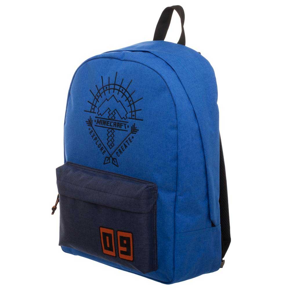 Minecraft Explore Create Backpack Blue