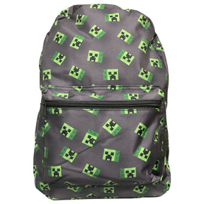 Minecraft AOP Creeper Kids Back To School Backpack