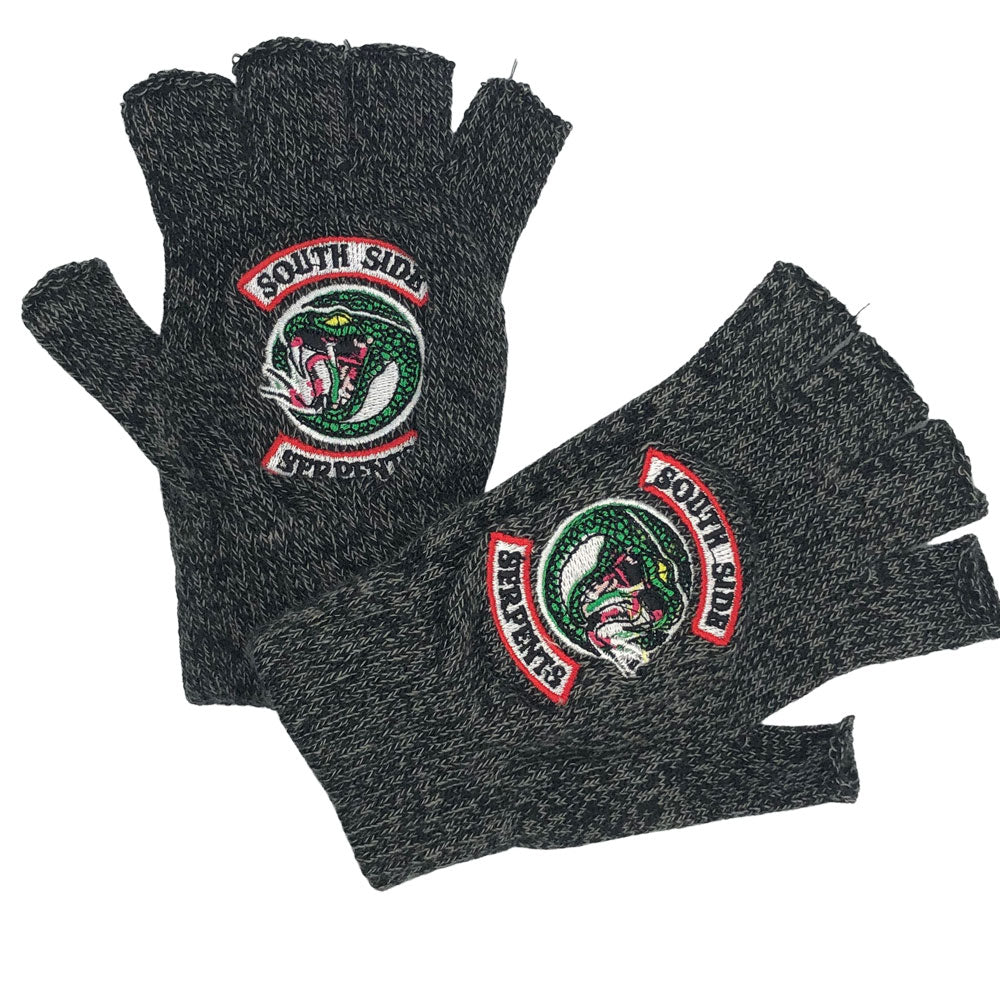 Riverdale Southside Serpents Fingerless Gloves