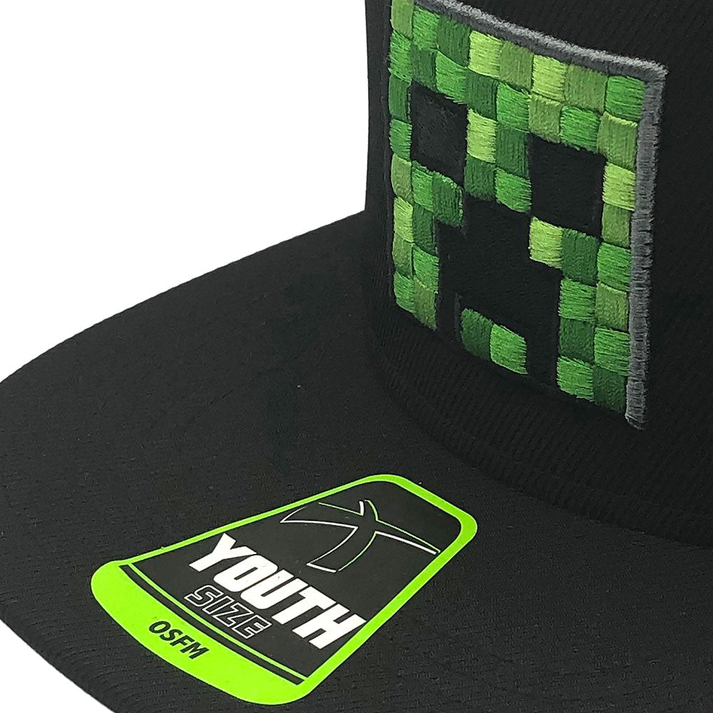 Minecraft Creeper Face Youth Cap