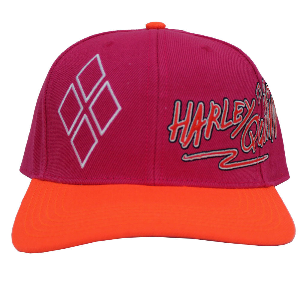 Harley Quinn Logo Snapback Cap
