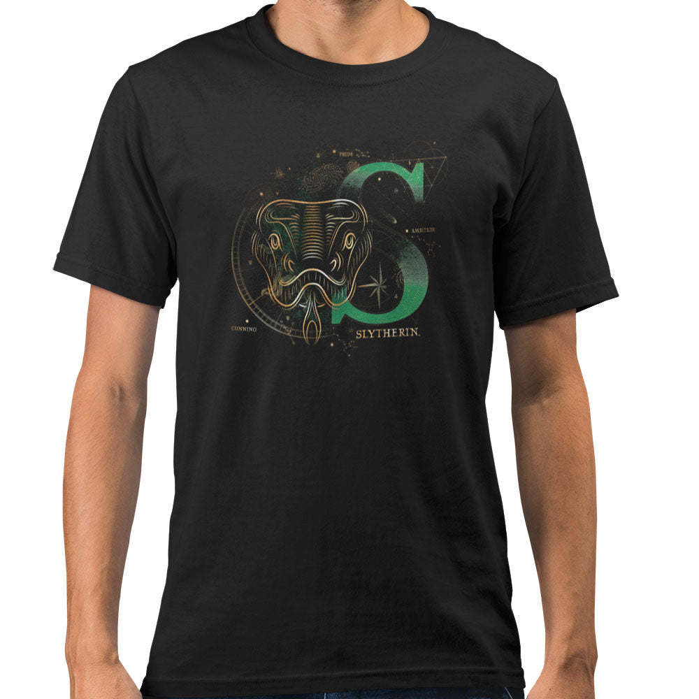 Harry Potter Slytherin House Glow in The Dark Adults T-Shirt Bulk Buy